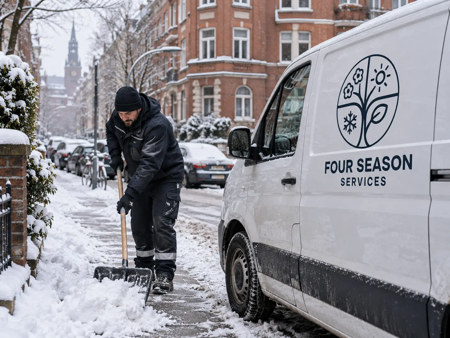 Winterdienst am Eckgrundstück in Hamburg: Welche Flächen müssen geräumt werden?